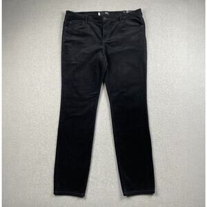 KUT From The Kloth Corduroy Pants 16P Black Skinny Diana Fab Ab Cotton Stretch